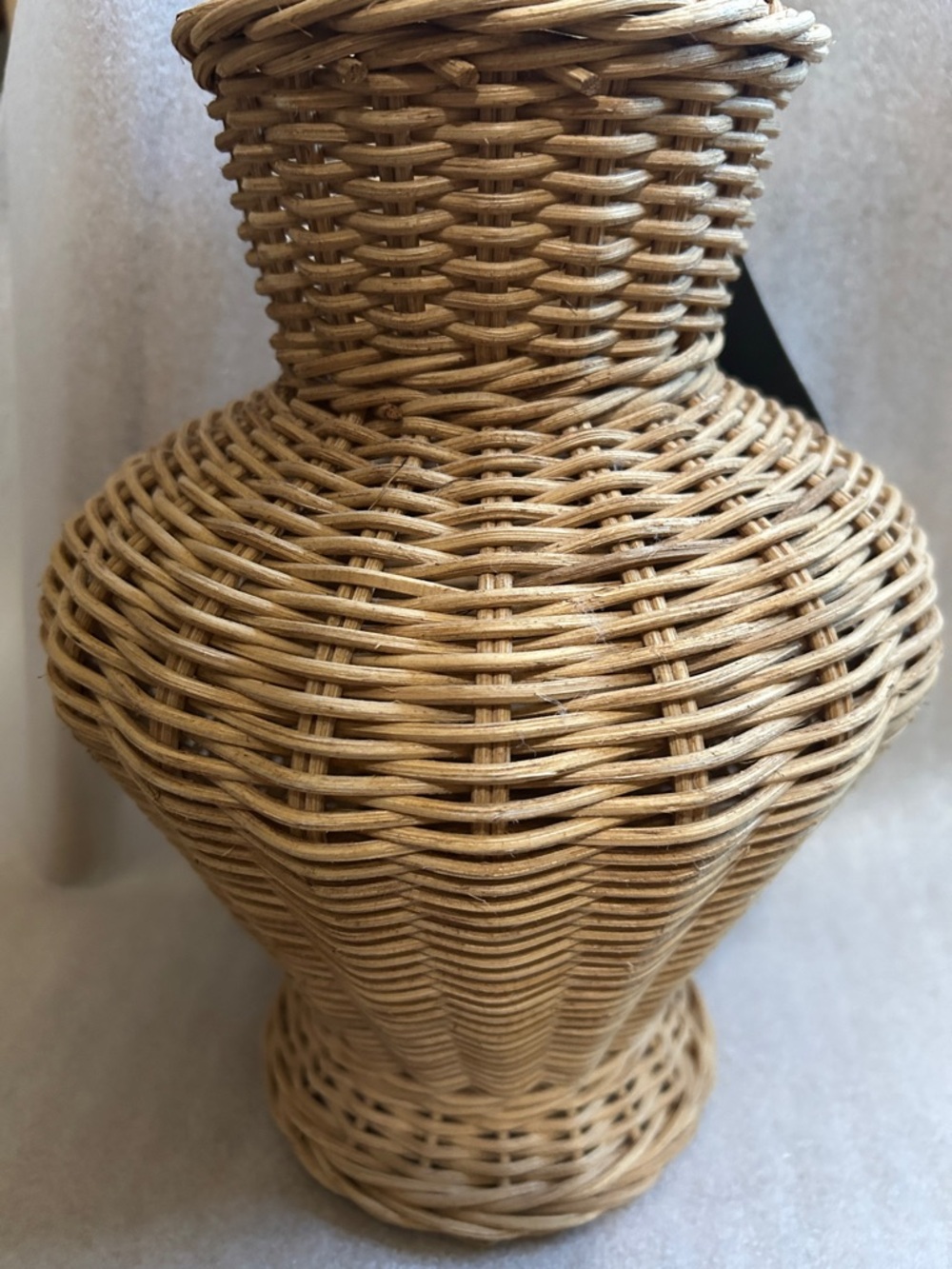 Studio McGee RARE Light Woven Rattan Vase - Natural - Picture 8 of 9